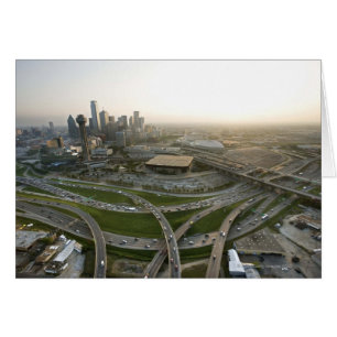 Aerial uitzicht in het centrum van Dallas, Texas