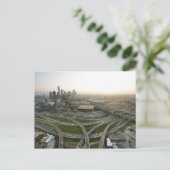 Aerial uitzicht in het centrum van Dallas, Texas Briefkaart (Staand voorkant)