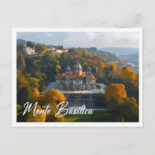 Aerial Uitzicht Monte Basilica Firenze Italië Reiz Briefkaart (Voorkant)