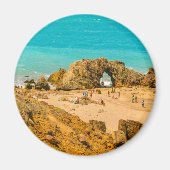 Aerial Uitzicht Pedra Furada Jericoacoara Brazilië Magneet (Voorkant)