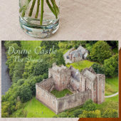 Aerial Uitzicht Shaw Scottish Clan's Doune Castle Legpuzzel