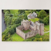 Aerial Uitzicht Shaw Scottish Clan's Doune Castle Legpuzzel (Horizontaal)