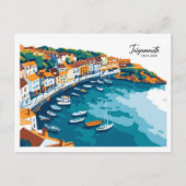 Aerial Uitzicht Teignmouth Engeland Reizen Briefkaart (Voorkant)