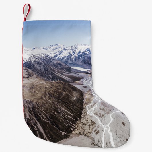 AERIAL UITZICHT VAN DE MOUNTAINERINGEN KLEINE KERSTSOK (Voorkant)