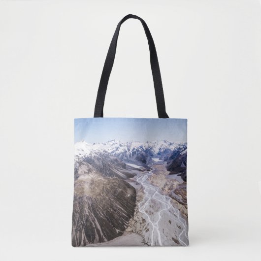 AERIAL UITZICHT VAN DE MOUNTAINERINGEN TOTE BAG (Voorkant)