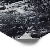 AERIAL UITZICHT VAN VILLAGE DIE MET SNEEUW WORDT B POSTER (Hoek)