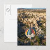 Aerial View Of Hot Air Balloons, Cappadocia Briefkaart (Voorkant / Achterkant)