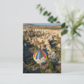 Aerial View Of Hot Air Balloons, Cappadocia Briefkaart (Staand voorkant)