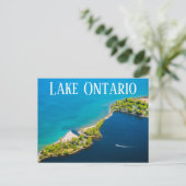 Aerial View of Lake Ontario Postcard, Great Lakes Briefkaart (Staand voorkant)