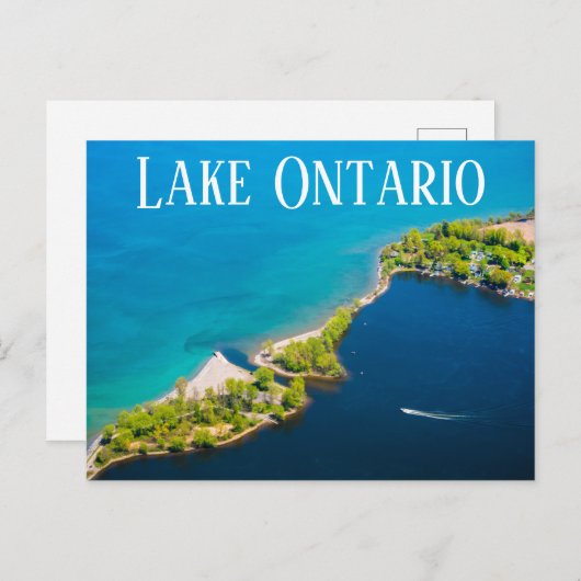 Aerial View of Lake Ontario Postcard, Great Lakes Briefkaart (Voorkant / Achterkant)