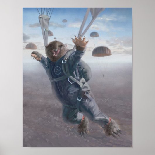 Aerial Wombat Joyride Poster (Voorkant)