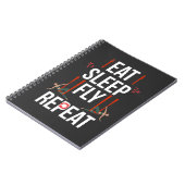 Aerial Yoga Artist Gymnastic Dance Aerialist Girl Notitieboek (Linkerzijde)