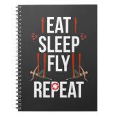 Aerial Yoga Artist Gymnastic Dance Aerialist Girl Notitieboek (Voorkant)