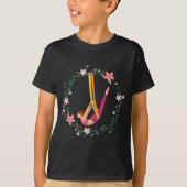 Aerial Yoga Flower Acrobat Sport Woman Aerialist T-shirt (Voorkant)