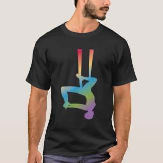 Aerial Yoga geïnspireerd ontwerp voor een aerialis T-shirt