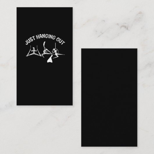 Aerial Yoga Gymnastic Artist Dance Aerialist Girl Visitekaartje (Voorkant / Achterkant)