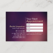 Aerial YOGA Instructor 10 de Aanwijzing van de Kla Klantenkaartje (Achterkant)