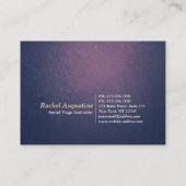 Aerial Yoga Instructor Appointing Pilates Fitness Afsprakenkaartje (Achterkant)