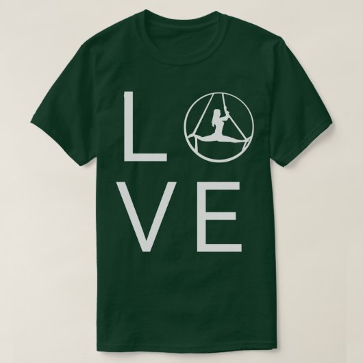 Aerial Yoga Liefde T-shirt (Design voorkant)