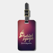 Aerial YOGA Meditation Pilates Fitness Instructor Bagagelabel (Voorkant verticaal)