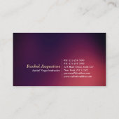 Aerial Yoga Pilates Fitness Class Pass Loyalty (Achterkant)