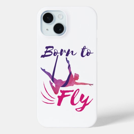 Aerial Yoga Silks Born to Fly Case-Mate iPhone Case (Achterkant)