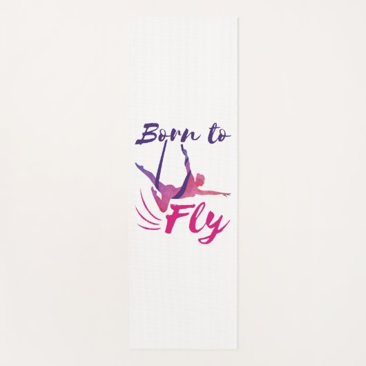 Aerial Yoga Silks Born to Fly Yogamat (Voorkant)