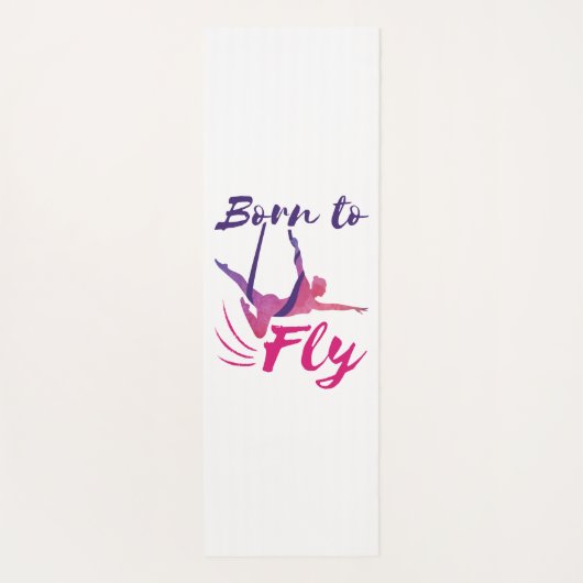Aerial Yoga Silks Born to Fly Yogamat (Achterkant)