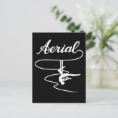 Aerial Yoga Women Aerial Silks Aerialist Briefkaart (Staand voorkant)