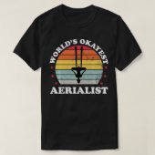 Aerialist Aerial Silks Dancer Air Yoga Acrobat T-shirt (Design voorkant)