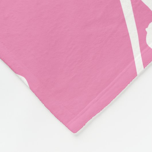 Aerialist Aerial Silks Lyra silhouetten roze Fleece Deken (Hoek)