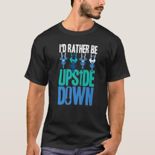 Aerialist Aerial Yoga Liever Ondersteboven Turnen T-shirt