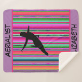 Aerialist Aztec Trapeze Sherpa Deken (Voorkant (horizontaal))