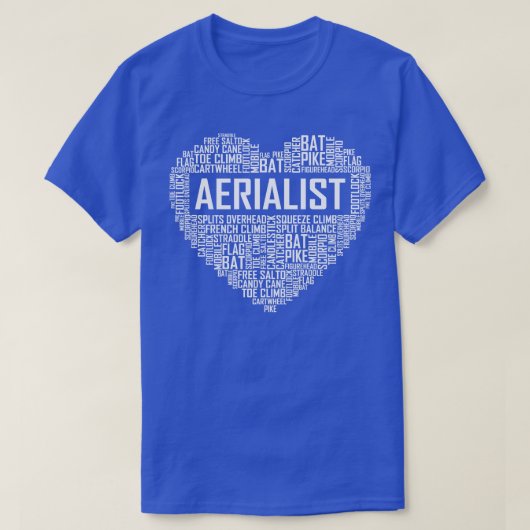 Aerialist Heart T-shirt (Design voorkant)