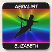 Aerialist Rainbow Burst Bier Onderzetter (Voorkant)