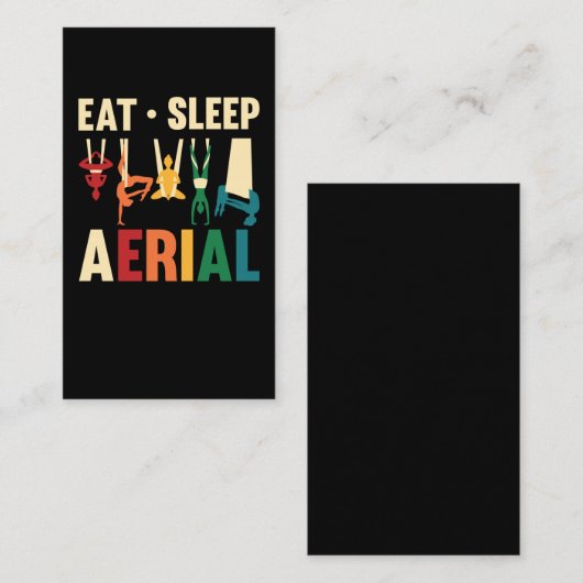 Aerialist Women Aerial Yoga Silks Visitekaartje (Voorkant / Achterkant)