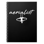 Aerialiste meisjes Aerial Yoga Silks Notitieboek (Voorkant)