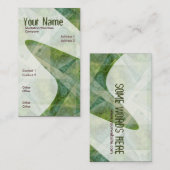 Aerialistisch verticaal Visitekaartje (Voorkant / Achterkant)