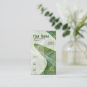 Aerialistisch verticaal Visitekaartje (Staand voorkant)