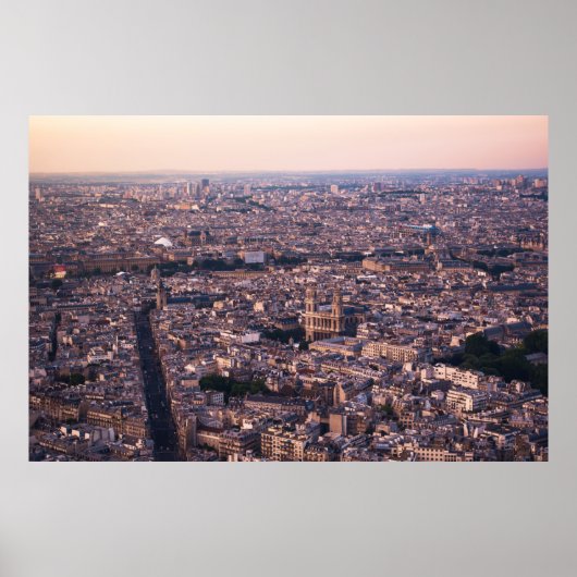 AERIEEL UITZICHT VAN STADSGEBOUWEN TIJDENS DE DAG POSTER (Voorkant)