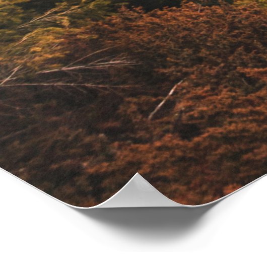 AERIEEL UITZICHT WATERVALLEN POSTER (Hoek)