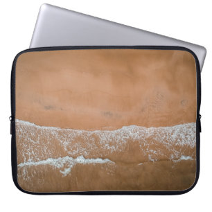 AERIEL UITZICHT VAN DE BEACH LAPTOP SLEEVE
