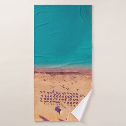 AERIËLE FOTO VAN DE SEASHORE BADHANDDOEK (Badhanddoek)