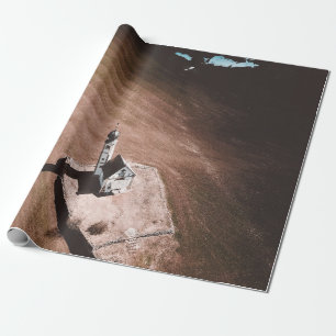 AERIËLE FOTO VAN WITTE BOUW TIJDENS DE DAG CADEAUPAPIER