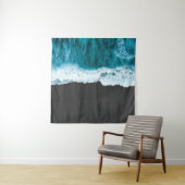 AERIËLE FOTOGRAFIE VAN ZEE WAVE WANDKLEED (In Situ (horizontaal))