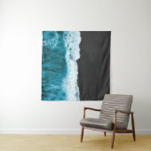 AERIËLE FOTOGRAFIE VAN ZEE WAVE WANDKLEED (In situ)