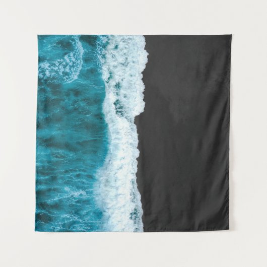 AERIËLE FOTOGRAFIE VAN ZEE WAVE WANDKLEED (Voorkant)