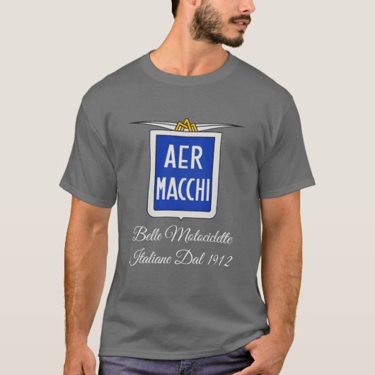 Aermacchi Motorcycles 🏍 Italiaans 🇮🇹 1912 T-shirt (Voorkant)