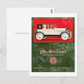 Aero-Acht Vintage-auto Briefkaart (Voorkant / Achterkant)