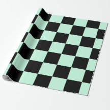 Aero Blue en Black Checkered Pattern